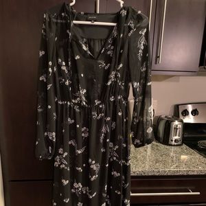 target long Sleeve dress with slip - never worn!